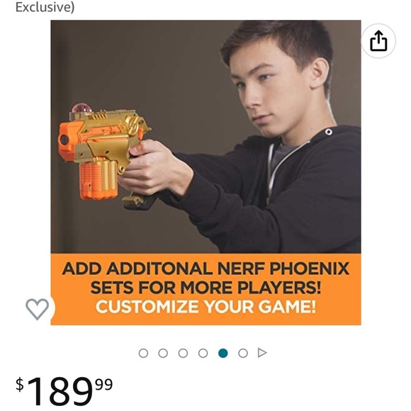 Nerf 2 person laser tag system. New in open box.  Retails 189. Asking 50 - Picture 7 of 12